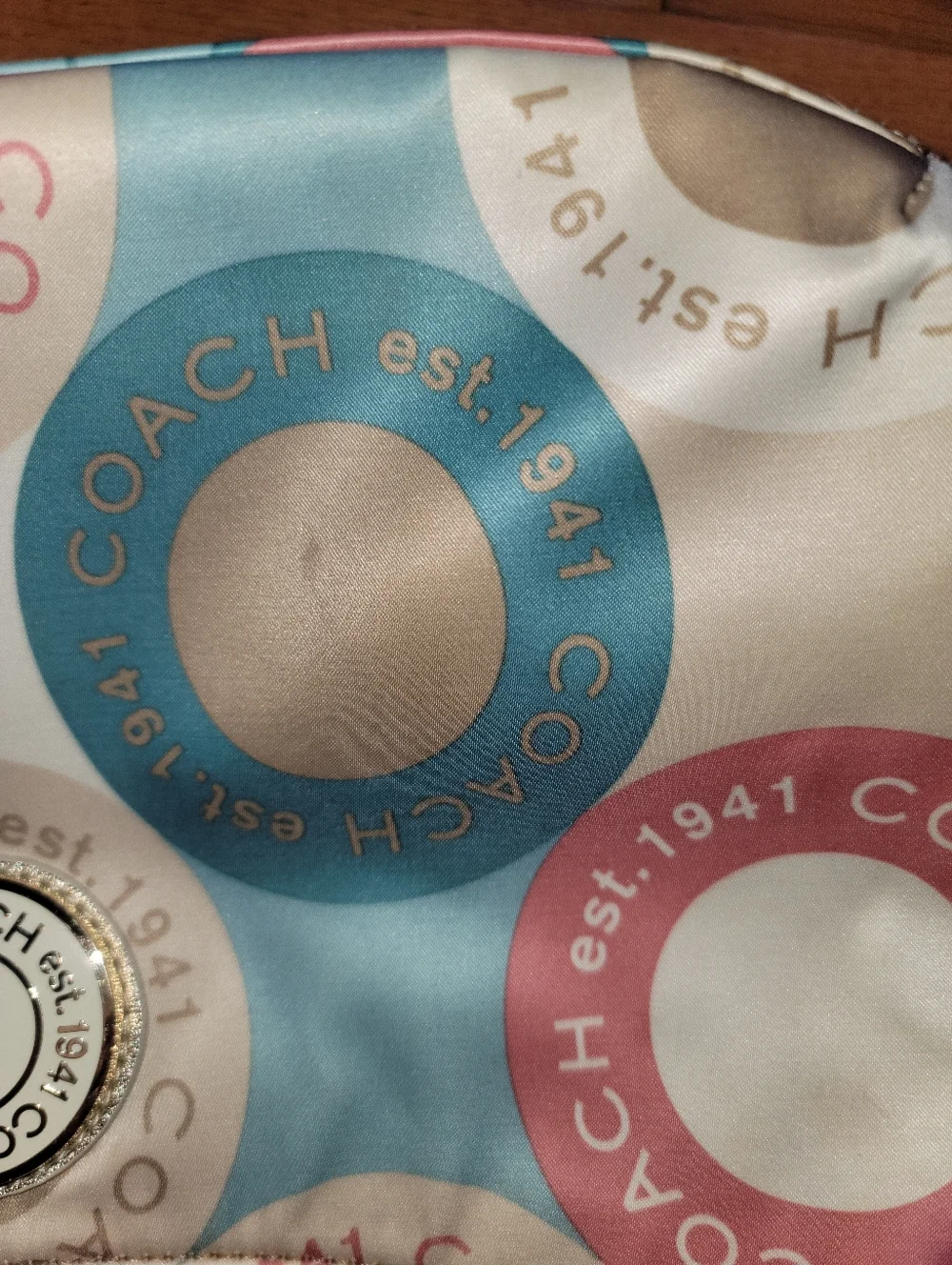 *READ* Coach Snaphead Demi Satin Shoulder Bag - Picture 13 of 14